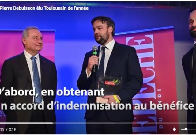 L'avocat Pierre Debuisson élu Toulousain de l'année 2023